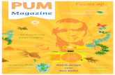 PUM Magazine zomer 2011