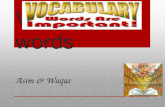 Vocabulary Words Ppt