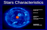 8/6/2015 Stars Characteristics. What are the characteristics of a star? Stars differ in Stars differ inMassSizeTemperatureColorLuminosity *Stars can