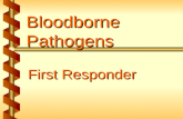 Bloodborne Pathogens First Responder. Know the regulation v 29 CFR 1910.1030 1a