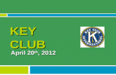 April 20 th, 2012 KEY CLUB. Chant Hey Key Clubbers! How do you feel? We feel good â€“ uhhh we feel so good! Uhh! Double it up â€“ uhhh uhhh! Triple it up