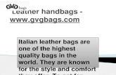 Leather handbags -