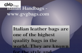 Italian Handbags -