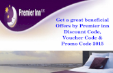 Get a great beneficial Offers by Premier inn Discount Code,V