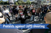 Protests against LAPD shooting