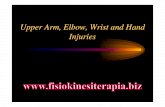 Upper Arm, Elbow, Wrist and Hand Injuries - .Upper Arm, Elbow, Wrist and Hand Injuries ... Elbow,