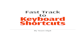 FastTrack to Keyboard Shortcuts - .5 KEYBOARDSHORTCUTS FASTTRACK WINDOWS I 1.1 Windows Keyboard Shortcuts