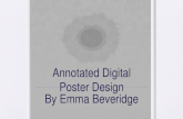 Poster Annotations for Poster Designs