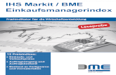 IHS Markit / BME Einkaufsmanagerindex .IHS Markit/BME Einkaufsmanager Indexâ„¢ IHS Markit / BME Einkaufsmanager