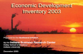 Economic Development Inventory 2003 Prepared for the Northwest Initiative By the Indiana Business Research Center Kelley School of Business Indiana University