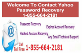 Contact Yahoo Password Recovery 1-855-664-2181