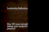 Leadership Reflection #4 HOW DO YOUR STRENGTHS INFORM YOUR LEADERSHIP PRACTICE? KAELIN MILLER