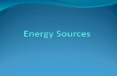 Energy Sources There are two forms of energy sources: 1. Non-renewable energy sources. 2. Renewable energy sources. Non-renewable energy sources are energy