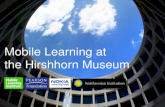 Mobile Learning at  the Hirshhorn Museum