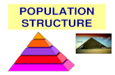 POPULATION STRUCTURE OBJECTIVES At the end of this lesson you should be able to Interpret population pyramids for MDCs and LDCs Calculate dependency
