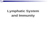 Lymphatic System and Immunity. Lymphatics outline Pathways Tissue Fluids and Lymph Lymph Movement Thymus and Spleen Body Defenses Against Infection Nonspecific