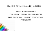 Deped order 42 policy guidelines dll