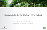 Sustainability in the Chilean Wine Industry