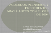 Precedentes Vinculantes - Dr. Victor Reyes Alvarado