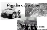 Human casualties