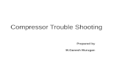 Compressor trouble shooting