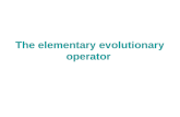 The elementary evolutionary operator. 1. Hardy-Weinberg Law