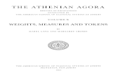Athenian Agora X Weights, Measures and Tokens (Crosby-Lang)