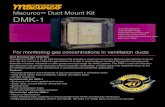 Macurco Duct Mount Kit DMK-1 -    Macurcoâ„¢ Duct Mount Kit DMK-1 For monitoring gas concentrations