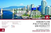 METRO VANCOUVER, BC INTERNATIONAL - kpu.ca .international . program guide 2019. kwantlen . polytechnic