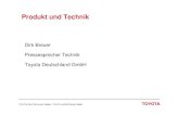 Dirk Breuer Pressesprecher Technik Toyota Deutschland .VVT-i Gas / GTL / Biokraftstoffe Diesel HV