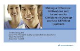 Making a Difference: Motivations and Incentives for ... Making a Difference: Motivations and Incentives