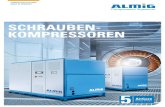 SCHRAUBEN- KOMPRESSOREN - almig.de .Kompressor + Trockner COMBI Abmessung Gewicht Modell mm inch