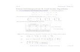 Lineare Gleichungssysteme II, Gau-Jordan Algorithmus .SS19Mathematik:Thema3.3 35 Gau-(Jordan)-AlgorithmuszurL¶sungeinesLGSA