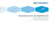 HIGH STRENGTH BLIND RIVETS RIVETS € HAUTE R‰SISTANCE .hochfeste blindniete produktœbersicht und