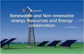 Renewable and Non-renewable energy Resources and Energy ... Renewable Energy Renewable energy is energy