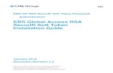 EBS Global Access RSA SecurID Soft Token Installation Guide Overview EBS Global Access RSA SecurID Soft