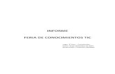 INFORME FERIA DE CONOCIMIENTOS TIC - f1o_2_(2012)/anexo...¢  Feria de conocimientos ¢â‚¬â€œ Proyecto TIC