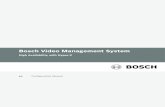 Bosch Video Management System - Bosch Security Bosch Video Management System High Availability with
