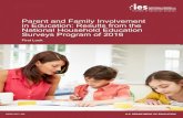 Parent and Family Involvement in Education: Results from ... Parent and Family Involvement in Education: