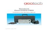 Geotech Geocontrol PRO - Rice Manuals/Geotech/Geotech_Geocontrol_PRO...¢  Unit must be returned to Geotech