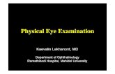 Physical Eye Examination - med. Pterygium. Advanced pterygium. Subconjjgunctival hemorrhage. Petechial