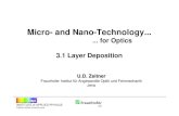 Micro- and Nano-Technology - iap.uni-jena.de and+Nano...¢  Micro- and Nano-Technology..... for Optics