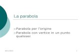 La parabola - La parabola y ax 2 bx c V '(x 0,y 0) In conclusione l¢â‚¬â„¢equazione Rappresenta una parabola