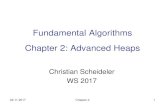 Fundamental Algorithms Chapter 2: Advanced Heaps Chapter 2 1 Fundamental Algorithms Chapter 2: Advanced