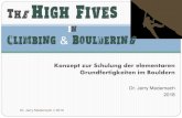 High Fives in Climbing and Bouldering Fives in Climbing...Vorteile des ¢â‚¬â€High-Fives¢â‚¬“ - Konzepts Dr