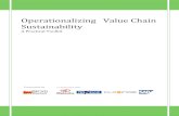 Operationalizing Value Chain Sustainability Value... Operationalising Value Chain Sustainability Page