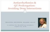 Antiarrhythmics and QT Prolongation: Avoiding Drug ... Antiarrhythmics and QT Prolongation May Prolong