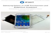 Samsung Galaxy J1/J100 Touchscreen und Bildschirm Austausch Samsung Galaxy J1/J100 Touchscreen und Bildschirm