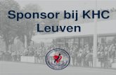 Sponsor bij KHC Leuven - ICLUB Leuven Sponsordossier 2017.pdf¢  Een decennium eerder was KHC Leuven