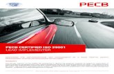 PECB CERTIFIED ISO 39001 LEAD IMPLEMENTER - Main Objective: To ensure that the ISO 39001 Lead Implementer